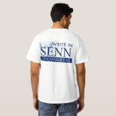 T-shirt SENN pour le CONGRÈS (Dos entier)