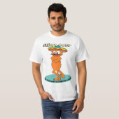 T-shirt Señor Gato™ Le chat Debonair Moustachio'd ! (Devant entier)