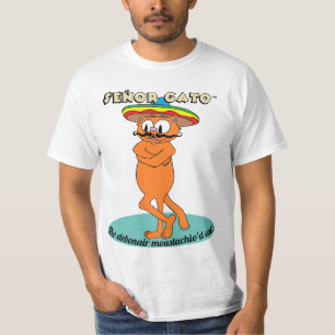T-shirt Señor Gato™ Le Chat Moustachu Débonnaire !