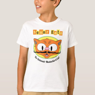 T-shirt Señor Gato ™ Le Chat Moustachu Débonnaire !