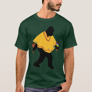 T-shirt Señor Squatcho de Mayo avec Poncho