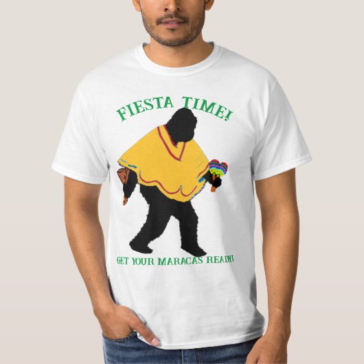 T-shirt Senor Squatcho de Mayo avec Poncho (Devant)