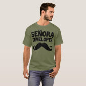 T-shirt Senora Développeur Funny STEM Informatique (Devant entier)