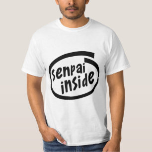 T-shirt Senpai à l'intérieur de parodie
