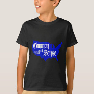 T-shirt Sens Commun Usa Patriotique Fier Esprit Américain