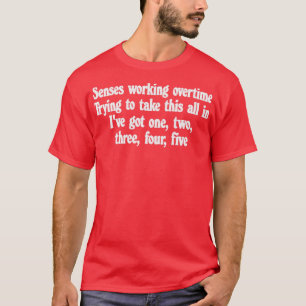 T-shirt Sens Travailler Heures Supplémentaires Rétro Style