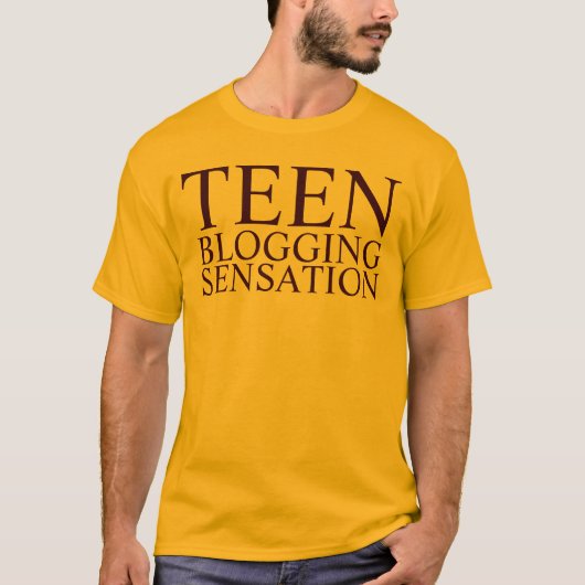 T-shirt sensation blogging de l'adolescence (Devant)