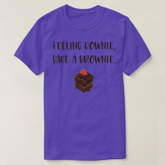 T-shirt sensation downie bake a brownie (Design devant)