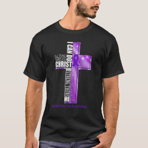 T-shirt Sensibilisation à la colite ulcerative Croix chrét