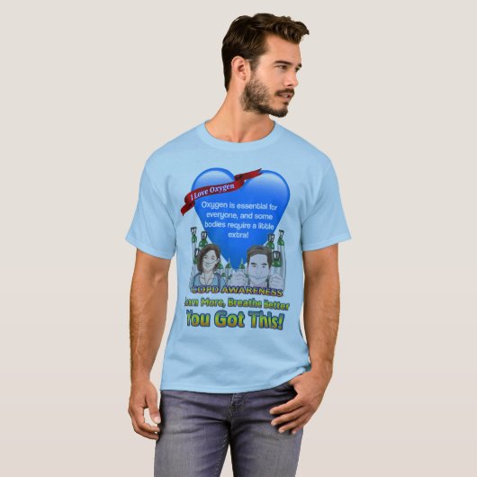 T-SHIRT SENSIBILISATION À LA DPOC 2024 (Devant entier)