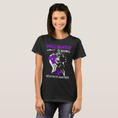 T-shirt Sensibilisation à la fibromyalgie des guerriers va (Devant entier)