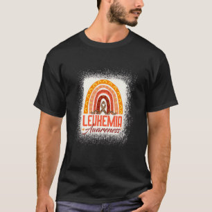 T-shirt Sensibilisation à la leucémie Bleu arc-en-ciel Ora