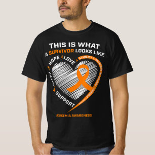 T-shirt Sensibilisation à la leucémie Cadeaux de survivant