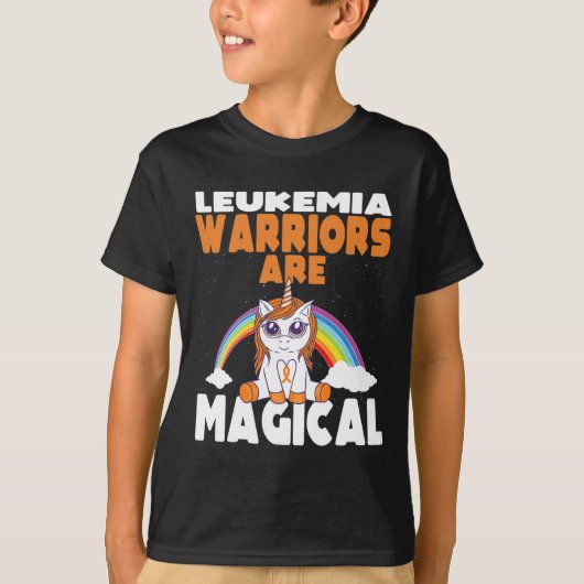 T-shirt Sensibilisation à la leucémie mignon Magique Unico (Devant)