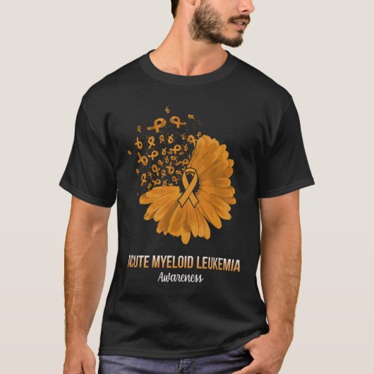 T-shirt Sensibilisation à la leucémie myéloïde aiguë Flo d (Devant)