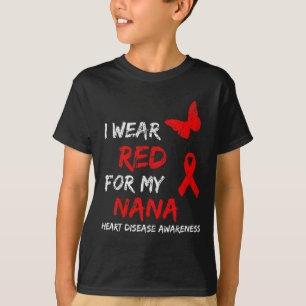 T-shirt Sensibilisation à la maladie cardiaque Je porte du