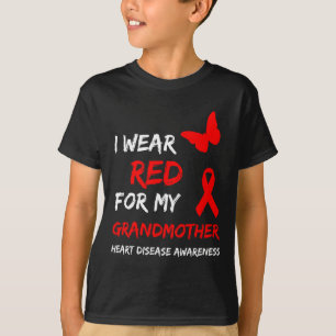 T-shirt Sensibilisation à la maladie cardiaque Je porte du