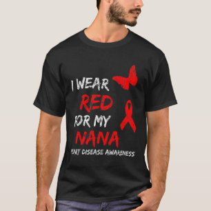 T-shirt Sensibilisation à la maladie cardiaque Je porte du