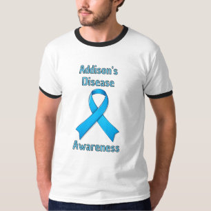 T-shirt Sensibilisation à la maladie d'Addison Ruban ble