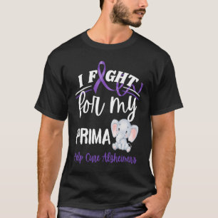 T-shirt Sensibilisation à la maladie d'Alzheimer Je lutte