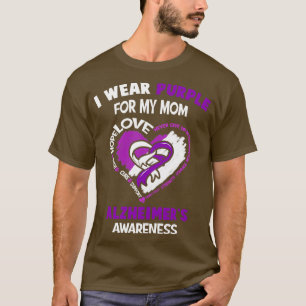 T-shirt Sensibilisation à la maladie d'Alzheimer Je porte