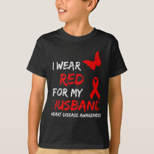 T-shirt Sensibilisation À La Maladie Je Porte Du Rouge Pou