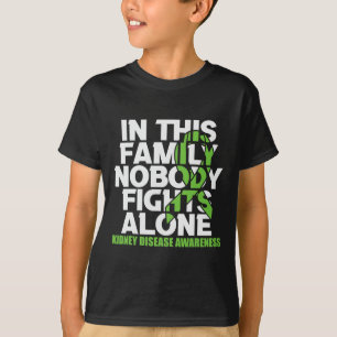 T-shirt Sensibilisation à la maladie Ruban Famille Personn