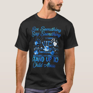 T-shirt Sensibilisation À La Maltraitance Des Enfants Voir