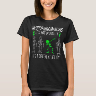 T-shirt Sensibilisation à la neurofibromatose Ruban vert