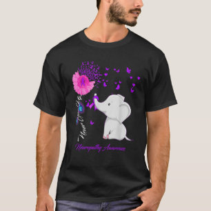 T-shirt Sensibilisation à la neuropathie des éléphants Rub