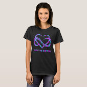 T-shirt Sensibilisation à la prévention du suicide (Devant entier)