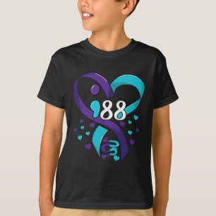 T-shirt Sensibilisation À La Prévention Du Suicide 988 Coe