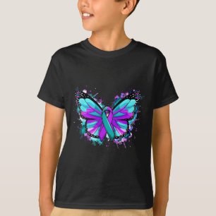 T-shirt Sensibilisation à la prévention du suicide Bouton