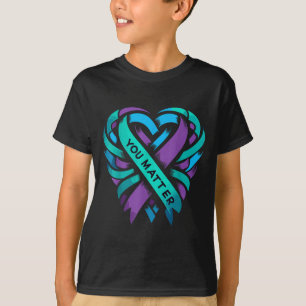 T-shirt Sensibilisation à la prévention du suicide Cœur Vi