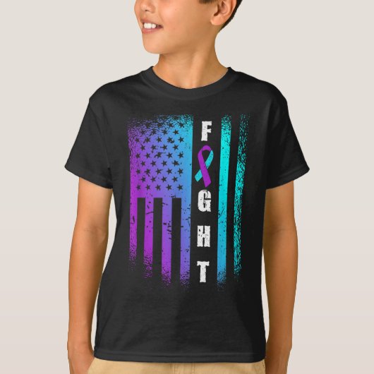 T-shirt Sensibilisation à la prévention du suicide dans le (Devant)