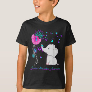 T-shirt Sensibilisation à la prévention du suicide des élé