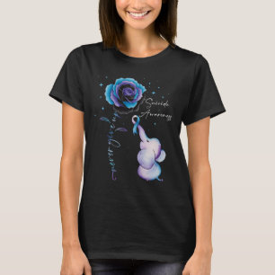 T-shirt Sensibilisation à la prévention du suicide Fleur d