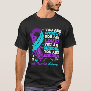 T-shirt Sensibilisation à la prévention du suicide Motivat