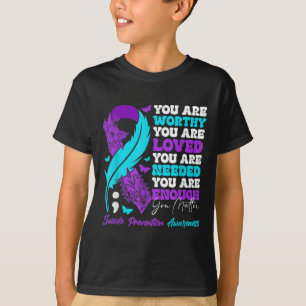 T-shirt Sensibilisation à la prévention du suicide Motivat