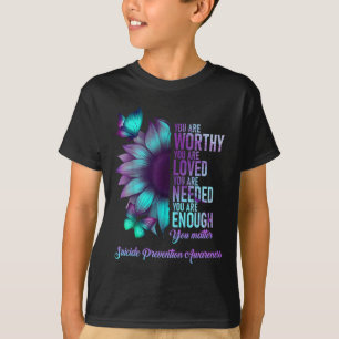 T-shirt Sensibilisation à la prévention du suicide Motivat