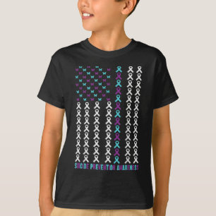 T-shirt Sensibilisation à la prévention du suicide Soutien