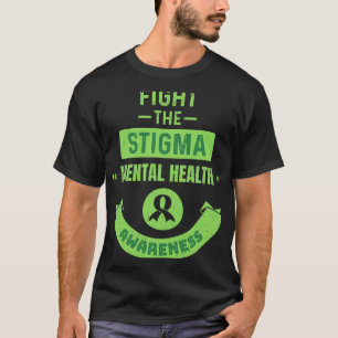T-shirt Sensibilisation à la santé mentale au ruban Sensib