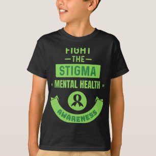 T-shirt Sensibilisation à la santé mentale au ruban Sensib