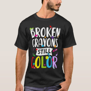 T-shirt Sensibilisation à la santé mentale Crayons brisés