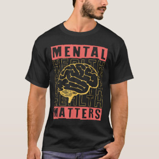 T-shirt Sensibilisation à la santé mentale Dépression Prév