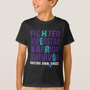 T-shirt Sensibilisation à la santé mentale et au suicide d