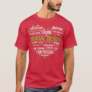 T-shirt Sensibilisation à la santé mentale Fin du coeur La