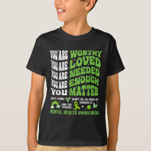 T-shirt Sensibilisation À La Santé Mentale S Soutien Motiv