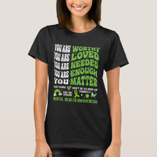 T-shirt Sensibilisation À La Santé Mentale S Soutien Motiv