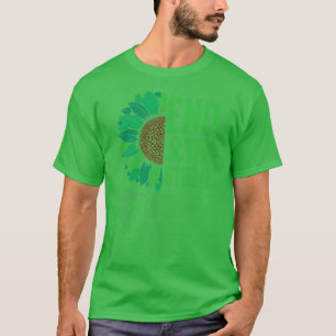 T-shirt Sensibilisation à la santé mentale Tournesol Fin d